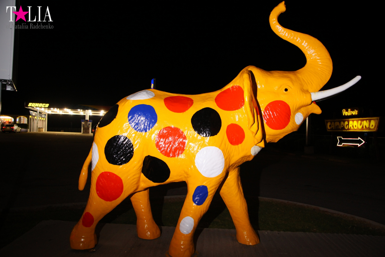 ''South of the Border". The middle of the way from New York to Miami by car